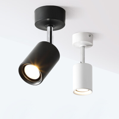 LED COB Ceiling Lights Fixture Rotatable Picture Lamps GU10 Bulb Replaceable Bar