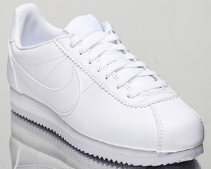 womens all white nike cortez