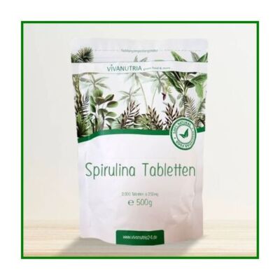 Spirulina Tabletten | 100% rein ohne Zusätze | Premium Rohkost Qualität | vegan