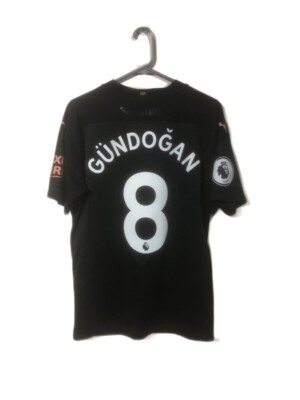 Manchester City Gundogan #8 2020/21 Large Authentic Away Top Zustand