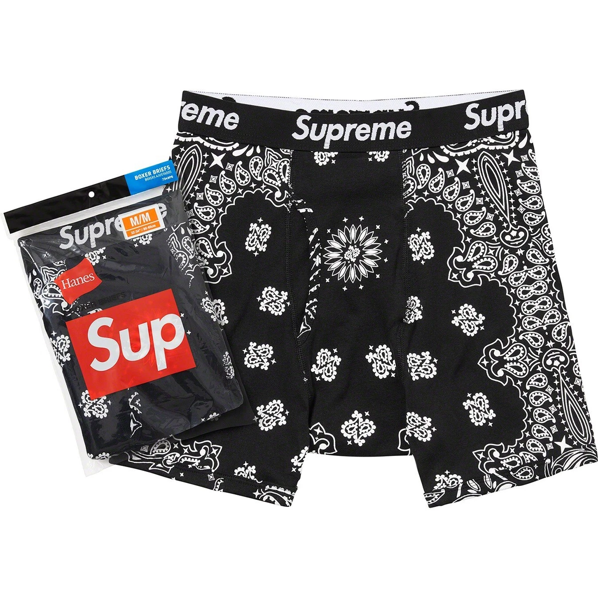 Supreme hanes boxers clearance black