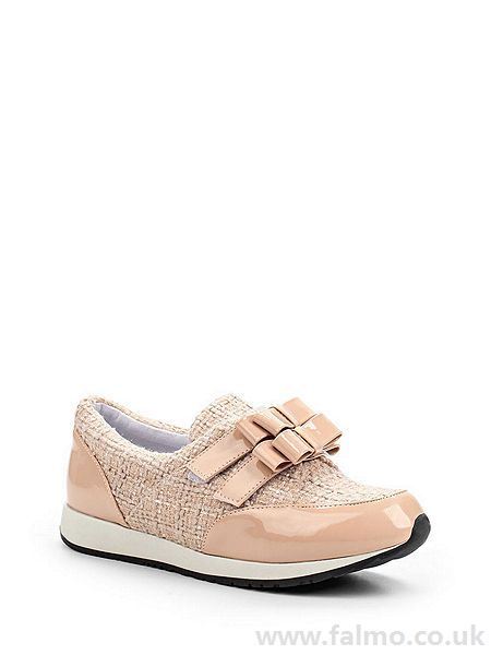 Lost Ink Silva Double Bow Trainers UK 6 EU 39 JS48 52