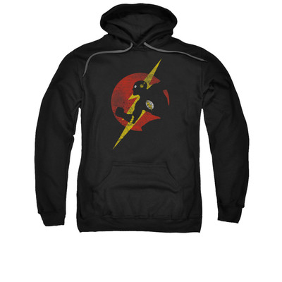 JUSTICE LEAGUE FLASH SYMBOL Licensed Pullover Hooded Sweatshirt Hoodie SM-3XL