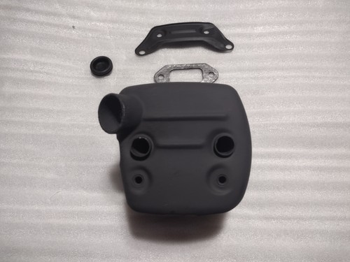 Accessoire 372XP Kit Pot Échappement Husqvarna 372XP 385 390XP - Silencieux + Joint + Support - Réduction Bruit Tronçonneuse Thermique