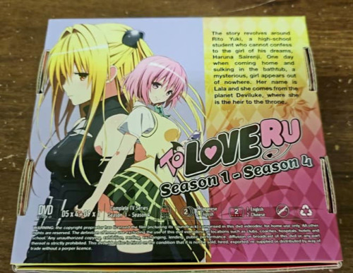 ENGLISH DUBBED To Love RU Season 1-4 Uncensored DVD All Region