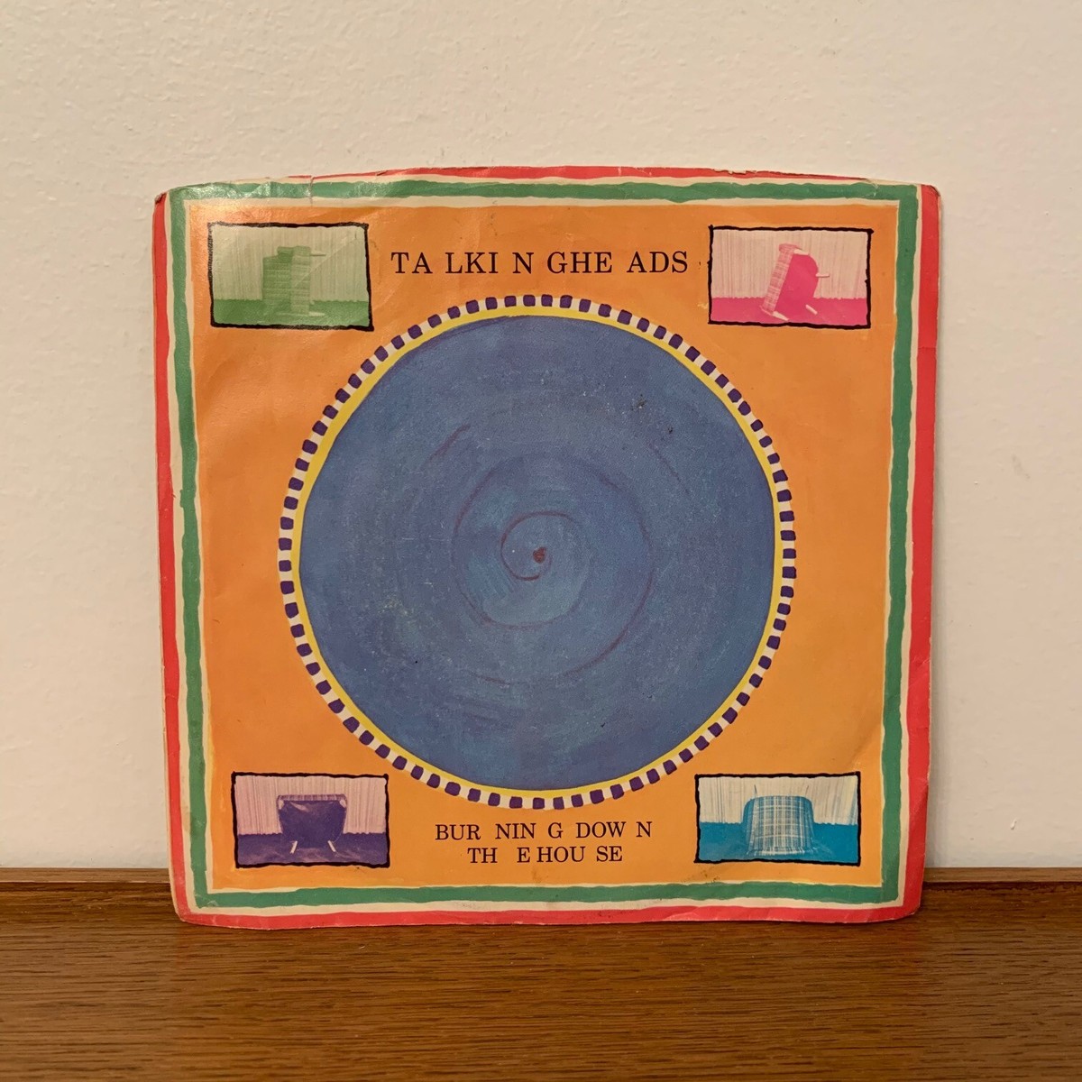 TALKING HEADS Burning Down The House 1983 Original 7