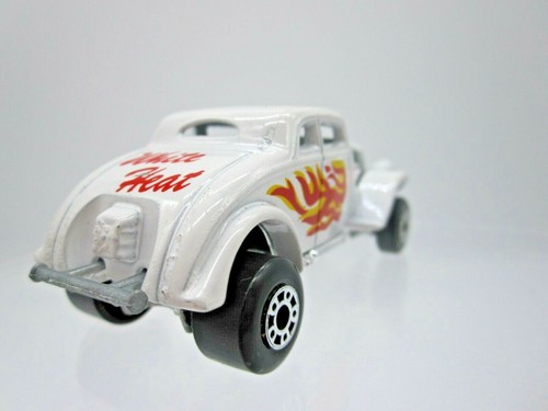 Vtg 1982 Matchbox '33 Willys Street Rod White Heat Flames 312 Gasser Diecast Car - Picture 6 of 10