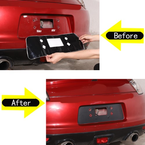 For Mitsubishi Eclipse 08-12 Car Rear License Plate Panel Trim Decorate Sticker - Picture 9 of 21