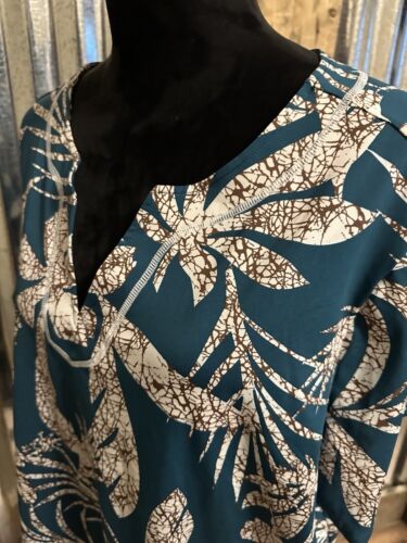 NWT Swimsuits for All Women's Plus Size 28 Swim Tunic Top Creora Highclo Leaf - Picture 8 of 16