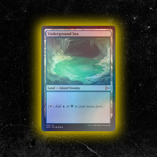 FOIL - Underground Sea - Custom Magic: The Gathering Card - High-Quality