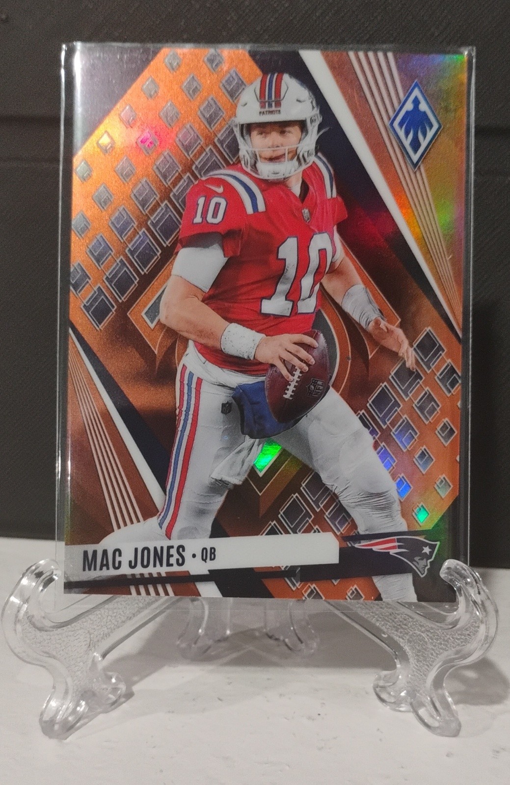 🔥2023 Panini Phoenix - Mac Jones #10 Orange /75 New England Patriots Card