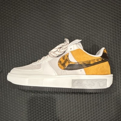 Nike Air Force 1 Fontanka Tortoise Shell Low Top Leather Sneaker DR0151-001