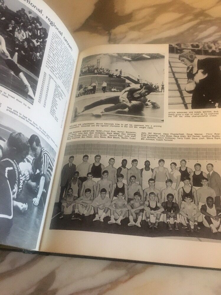 Vintage Northerner 1969 High School Yearbook With Signatures