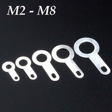 Solder Tag Lug Ring Earth Connector Tin-Plated Brass M2 M2.5 M3 M4 M5 M6 M8