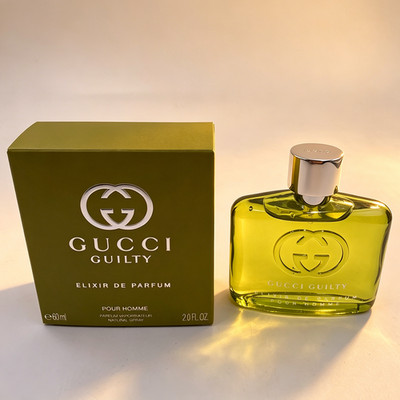 New Guilty Elixir De Parfum Pour Homme 2.0 oz 60 ml Perfume for Men Sealed