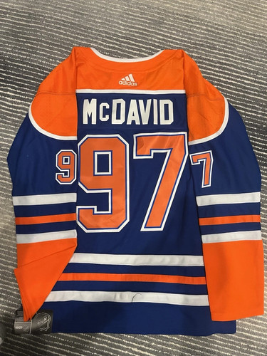 Connor McDavid Edmonton Oilers 2024 Stanley Cup Final Adidas NHL Jersey 52 Large