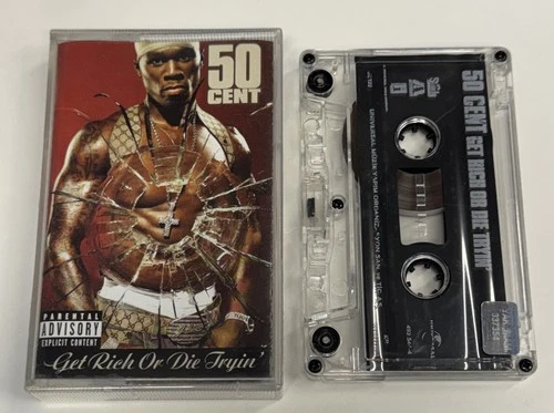 50 CENT - GET RICH OR DIE TRIN' (2003) CASSETTE MADE IN TURKEY