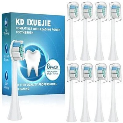 3 PACK / 8 Pack Replacement Toothbrush Heads Compatible w- Soni²care White