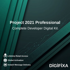 MS Project Pro 2021 Professional Digital Kit - Lifetime Access Global Bundle