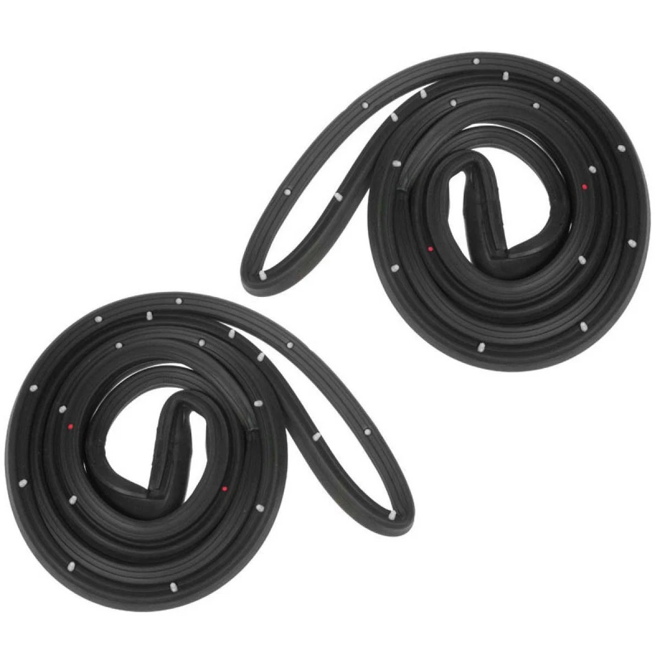 Juego de pares de sellos de goma para puertas traseras para Buick Chevy Oldsmobile Sedán Foto 2 de 2