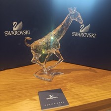 Swarovski Running Giraffe, 935896. Mint Condition. Boxed With Sleeve And COA.