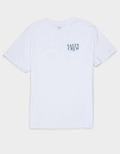 SALTY CREW YELLOWFIN  Men's S/S T-Shirt - White  -Size Large - NWT  LAST ONE