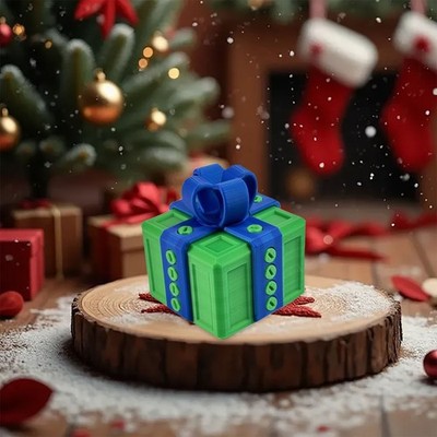 Lästige Geschenkbox mit Mittelfinger, Annoying Gift-Ornament mit Schrauben***