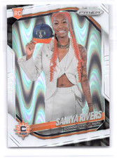 2025 Panini WNBA Prizm - Saniya Rivers #150 White Seismic Rookie RC Sun