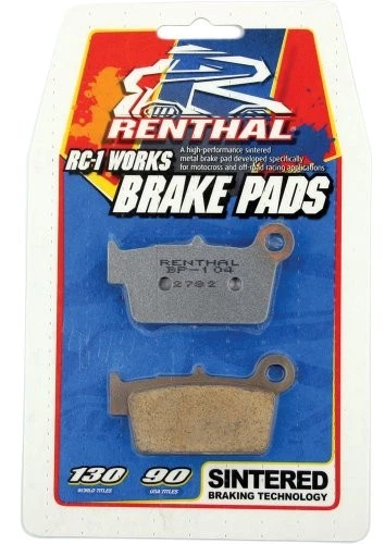 Pastillas de freno sinterizadas Renthal - delanteras BP-100 Foto 2 de 3