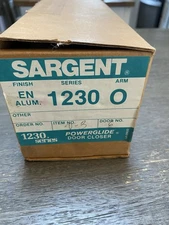 Sargent 1230 Series Powerglide Surface Door Closer for Heavy Duty