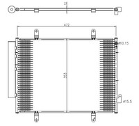 Nrf 350371 Kondensator, Klimaanlage Suzuki 9531084M00