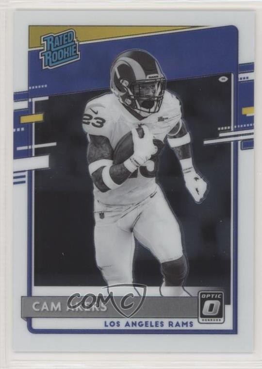 2020 Panini Donruss Optic Rated Rookies Variation Cam Akers #325 nh3
