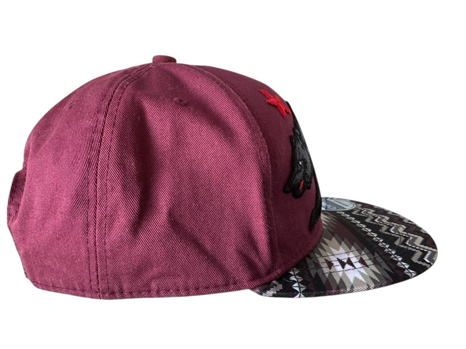 Carbon Elements Hat Cap Snap Back Maroon Californ… - image 5