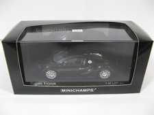Unused Minichamps 1/43 Bugatti Veyron 2010 Black Metallic
