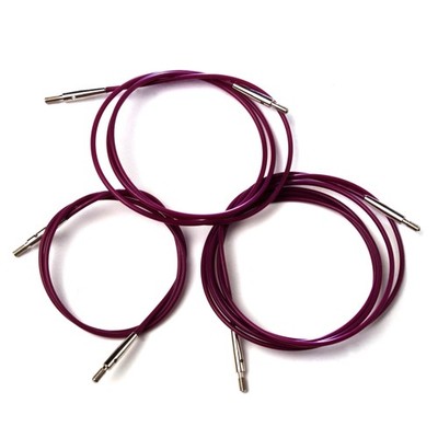KnitPro Cable: Circular: Interchangeable: Purple: 76cm