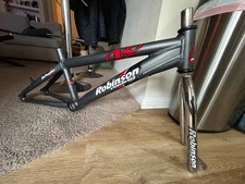 Robinson Defender  20” Bmx Frame And Fork Vintage Old Mid School Bmx