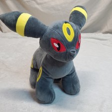 Build a Bear Gray Yellow Umbreon Evee Evolution Poke Eveelution Pokemon Plush