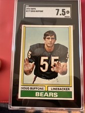 DOUG BUFFONE CHICAGO BEARS 1974 TOPPS #177 SGC 7.5 NM+