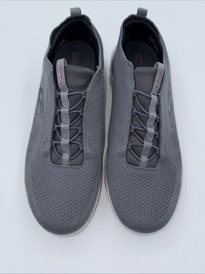 Women s Gray Skechers Go Walk Tennis Shoes Sneakers Sz 9.5 Yoga mat Stretch