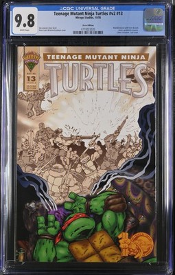 Teenage Mutant Ninja Turtles v2 13 CGC 9.8 Error Edition