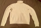 Polo Sport Ralph Lauren Vintage Men's Cream Cableknit Turtleneck Sweater Size L — photo 1