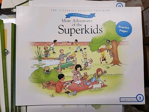 Adventures of the superkids practice/backpack pages Student edition 1&2 - Picture 1 of 4