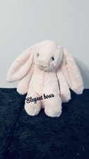 AUTHENTIC‼️ NWT Jellycat Bashful Pink Bunny Medium - Sweet Face! USA SELLER