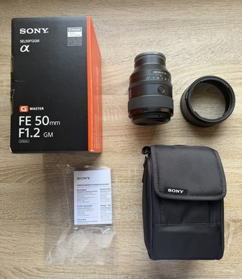 Sony FE 50mm f 1.2 GM Objektiv Sony E-Mount G Master - OVP & Tasche