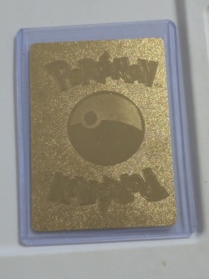 Charizard 120 HP Gold Foil Pokemon Card 4/102 Fan Art | eBay