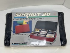 Case Logic 30 Cassette Tape Carrying Case Adjustable Strap Vintage Model SC-30