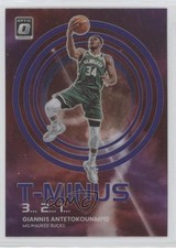 2022 Panini Donruss Optic T-Minus 3 2 1 Purple Prizm Giannis Antetokounmpo 0ym4