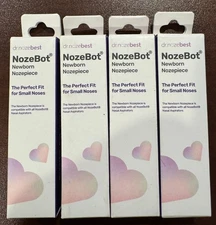 4 pack Dr. Nozebest Newborn Nozepiece Nosepiece for Nozebot Nasal Aspirator