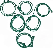 Eversimpleinc 50FT Outdoor Extension Cord with 6 Outlets Evenly Spaced...