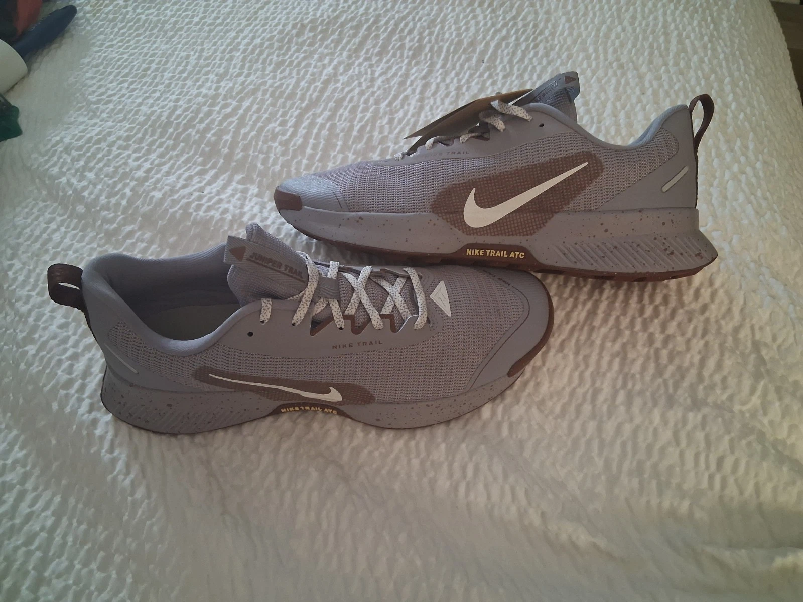 Nike Juniper Trail 3 Men's Running Shoes Cement Gray, Size 12, FQ0904-004